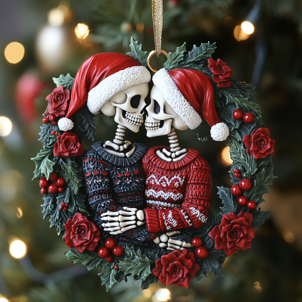 Skull Lovers CP2411212CL Christmas Ornament