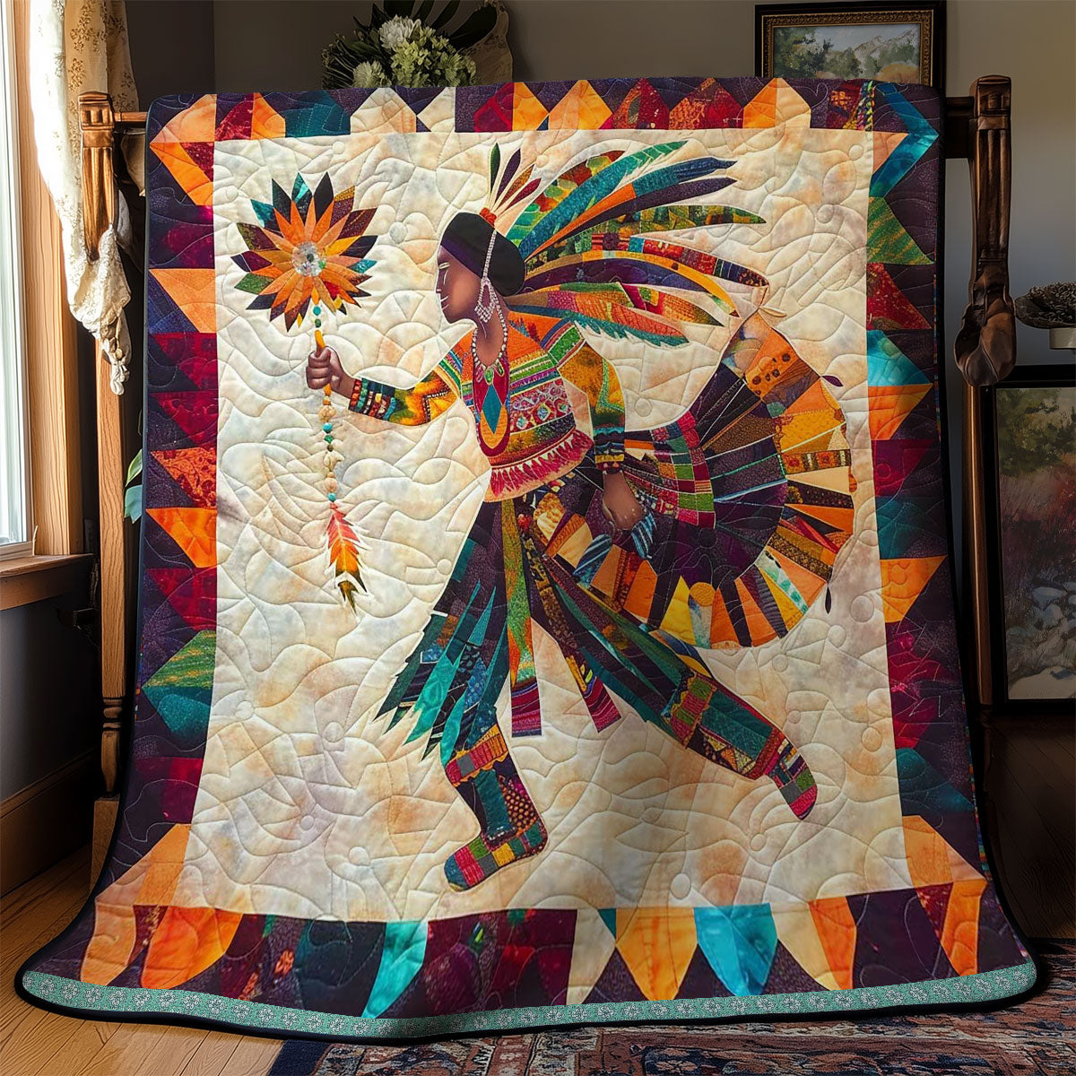 Heartbeat Of The Native Land WN1109004CL Quilt