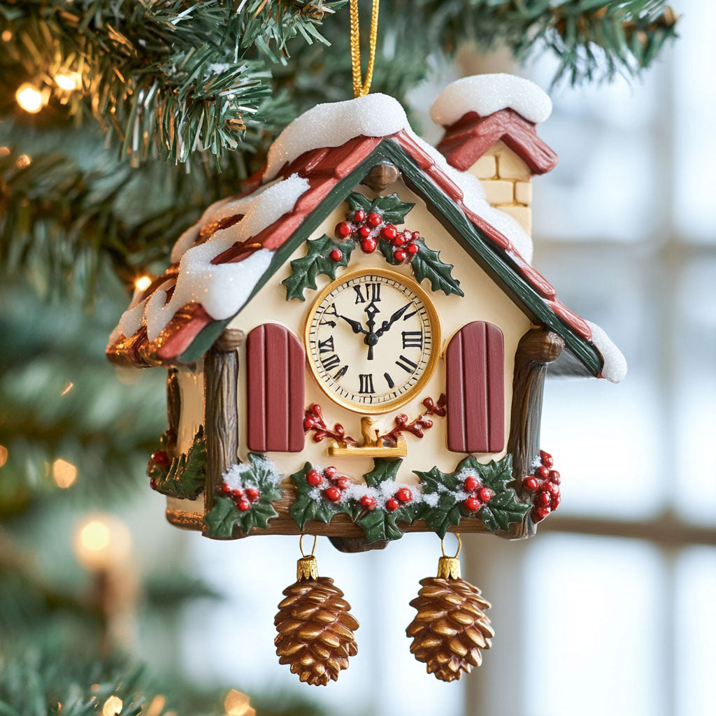 Cuckoo House CP2411073CL Christmas Ornament