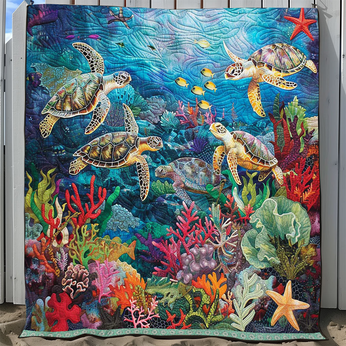 Sea Turtle WJ1309022CL Quilt