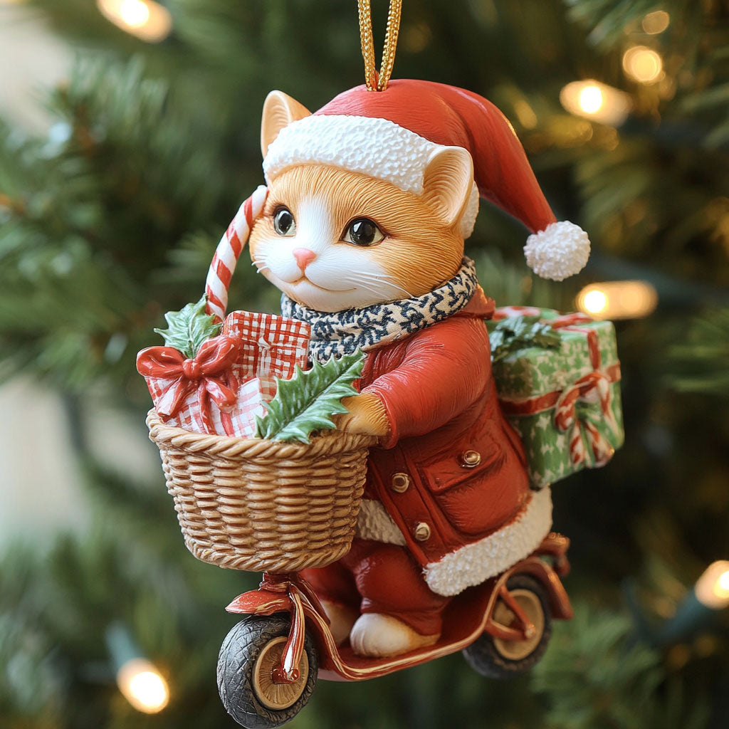 Joyful Kitty CP2411059CL Christmas Ornament