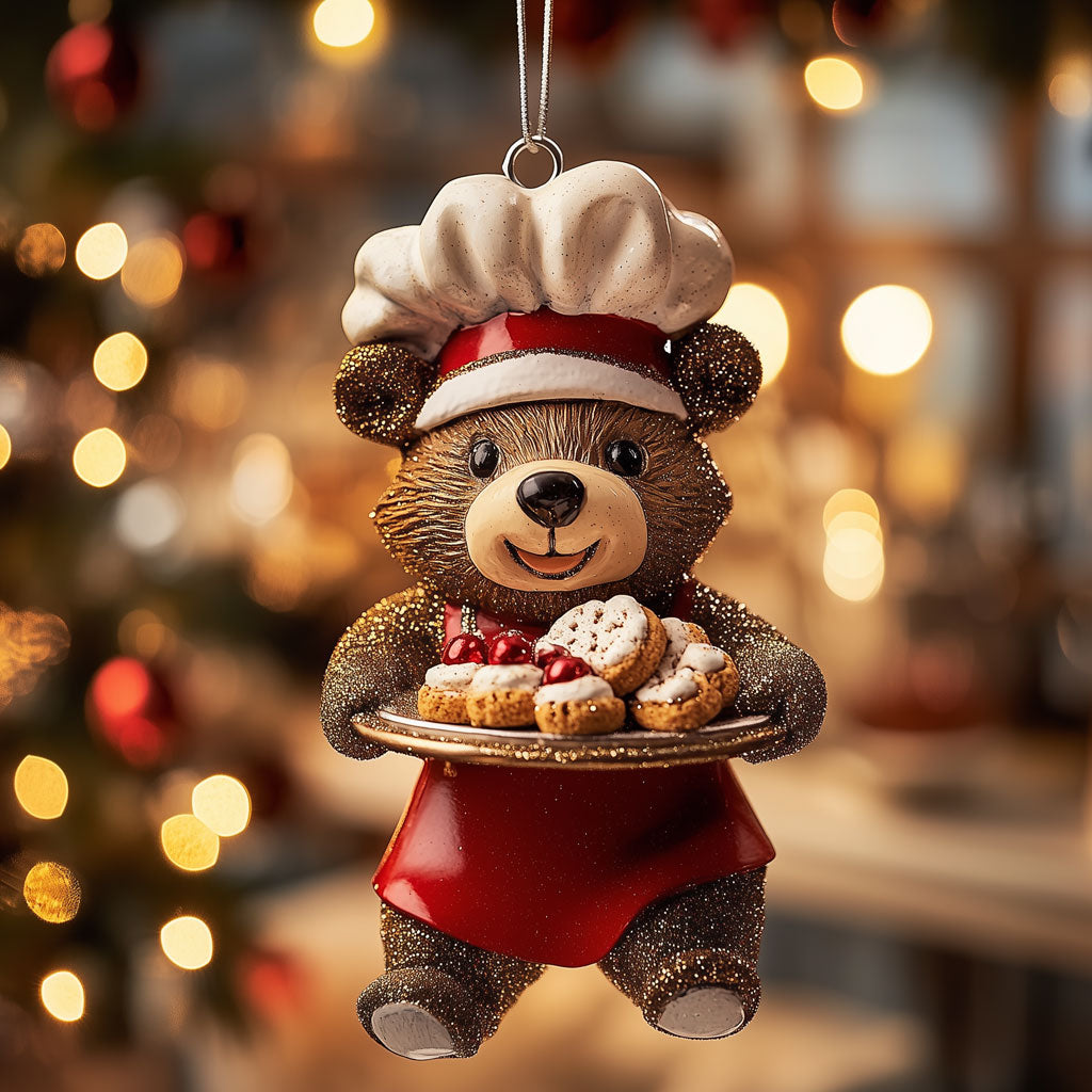 Sweet Treats Bear LT1710030CL Christmas Ornament