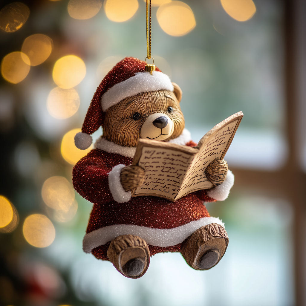 Christmas Caroling Bear LT1710008CL Christmas Ornament