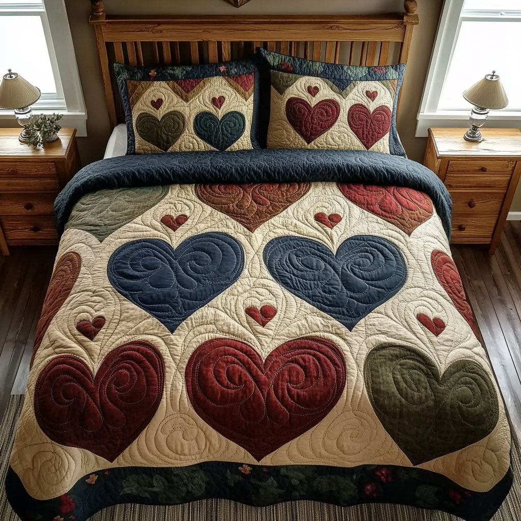 Vintage Heart CP2104032CL Duvet Cover Set
