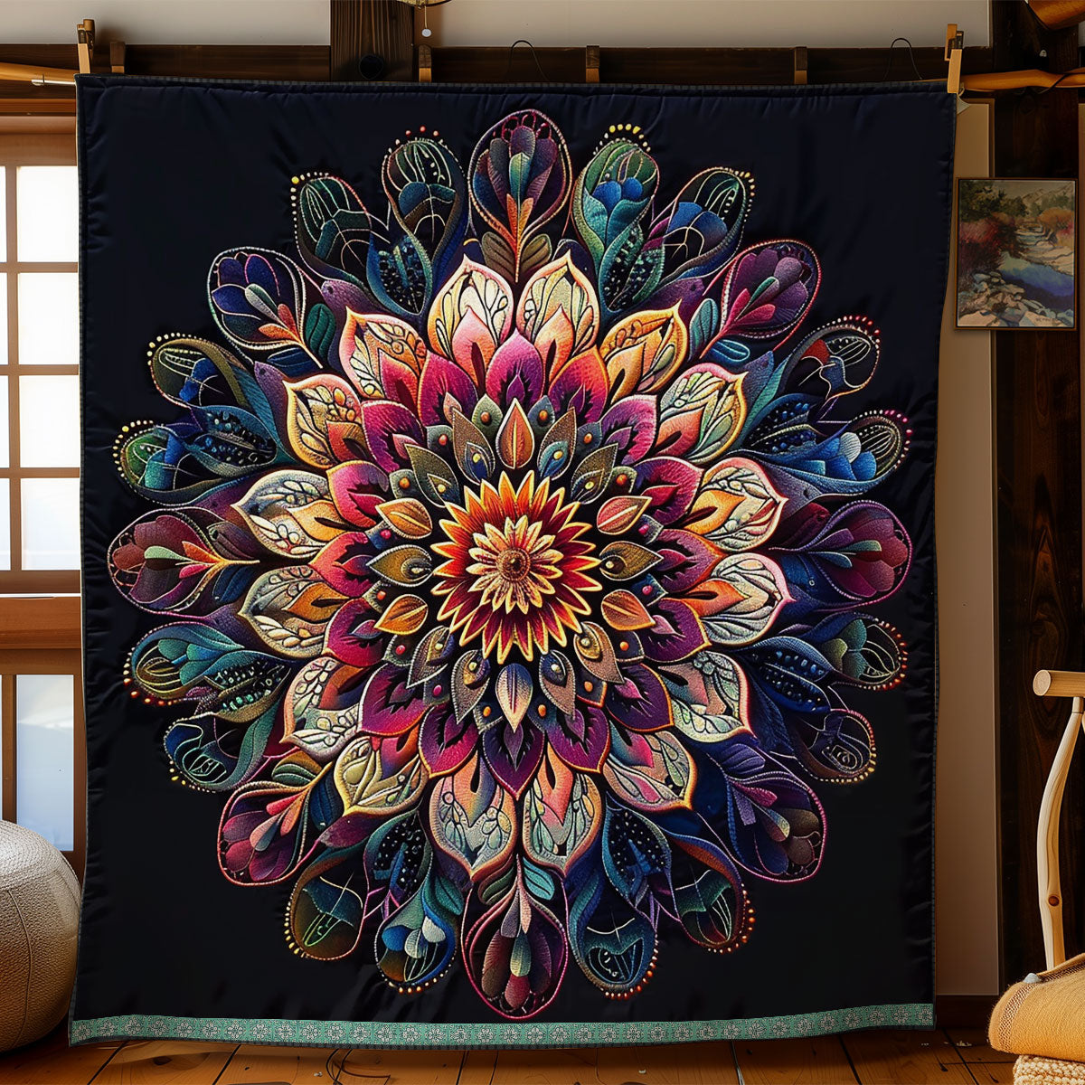Mystical Petals Of Bloom WN1909015CL Quilt