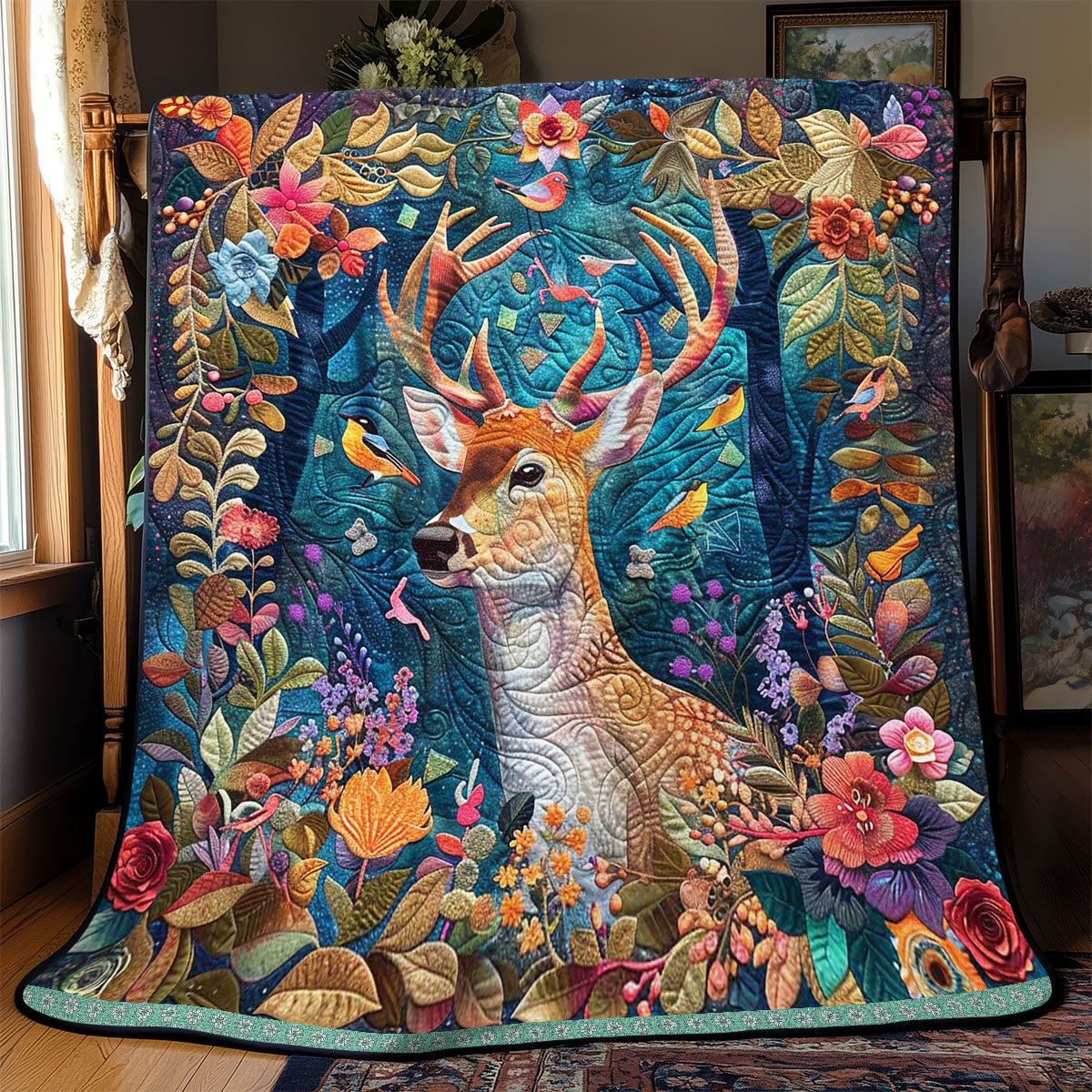 Dreamy Deer WJ1209007CL Quilt