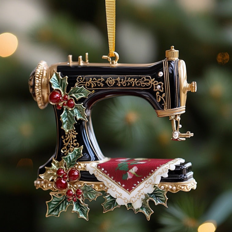 Classic Sewing Machine XR1510004CL Christmas Ornament