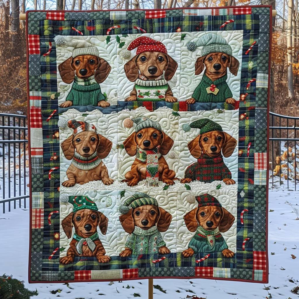 Dachshund Warmth WN1909078CL Quilt