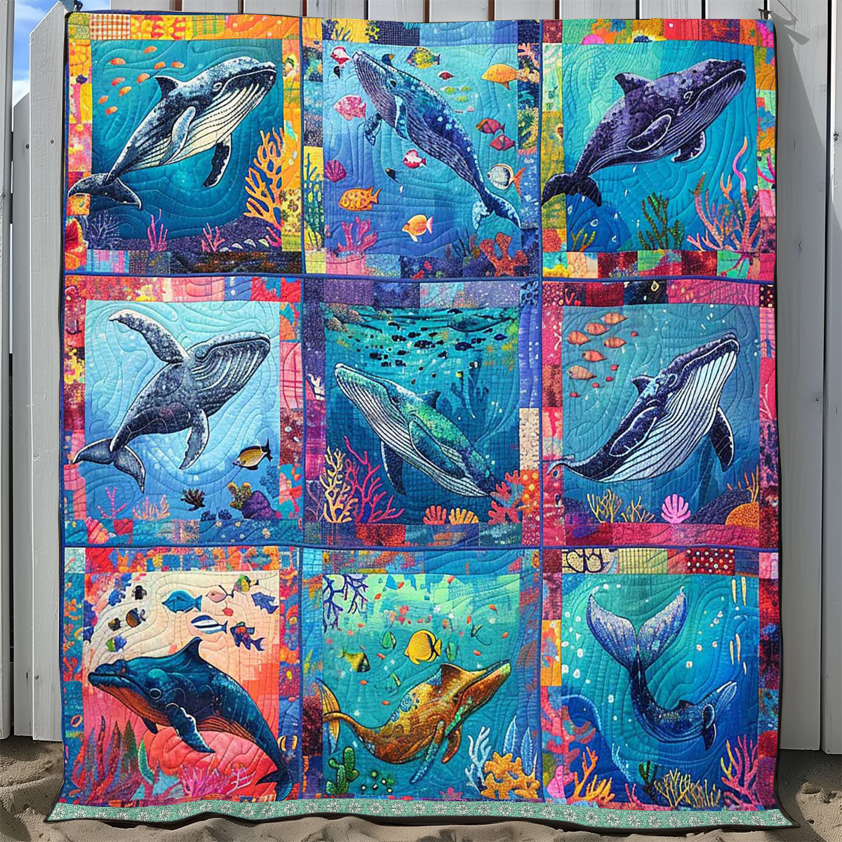 Collection Whale Tropical WP0509007CL Quilt