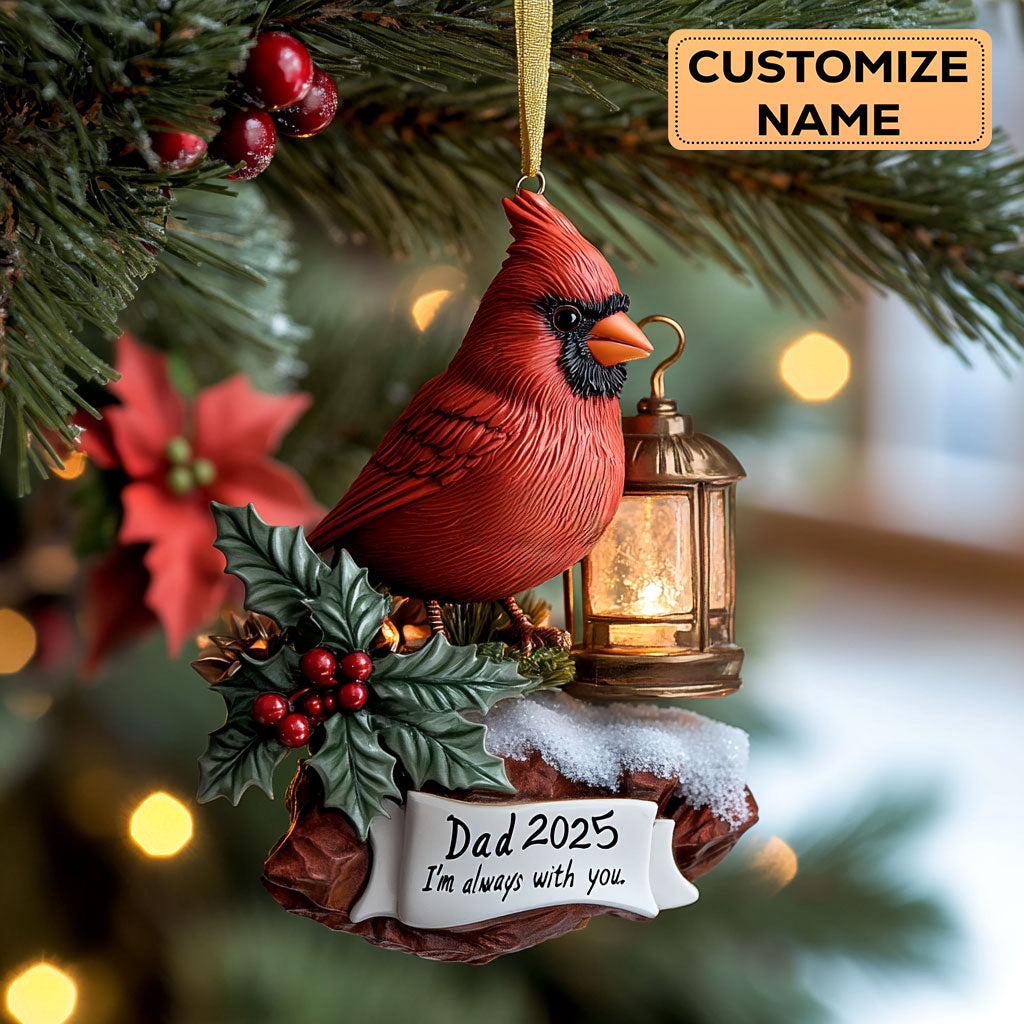 Heaven’s Cardinal WN2110056CL Personalized Christmas Ornament