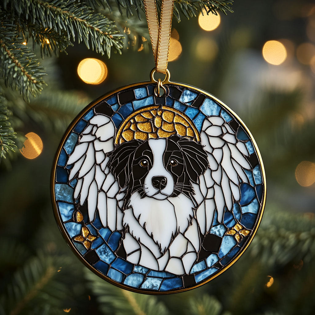Border Collie Wonderland WN1510014CL Christmas Ornament