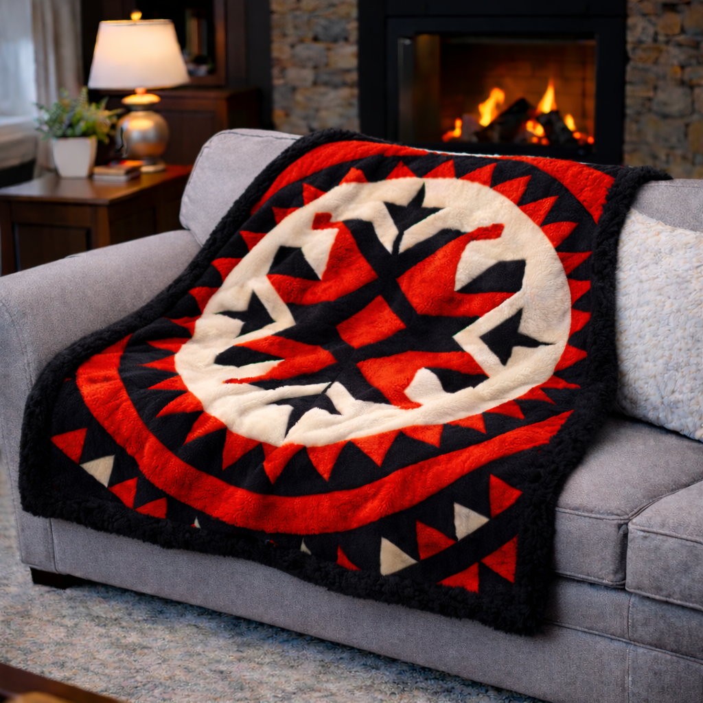 Warrior Shield KL2701006CL Faux Fur Throw Blanket