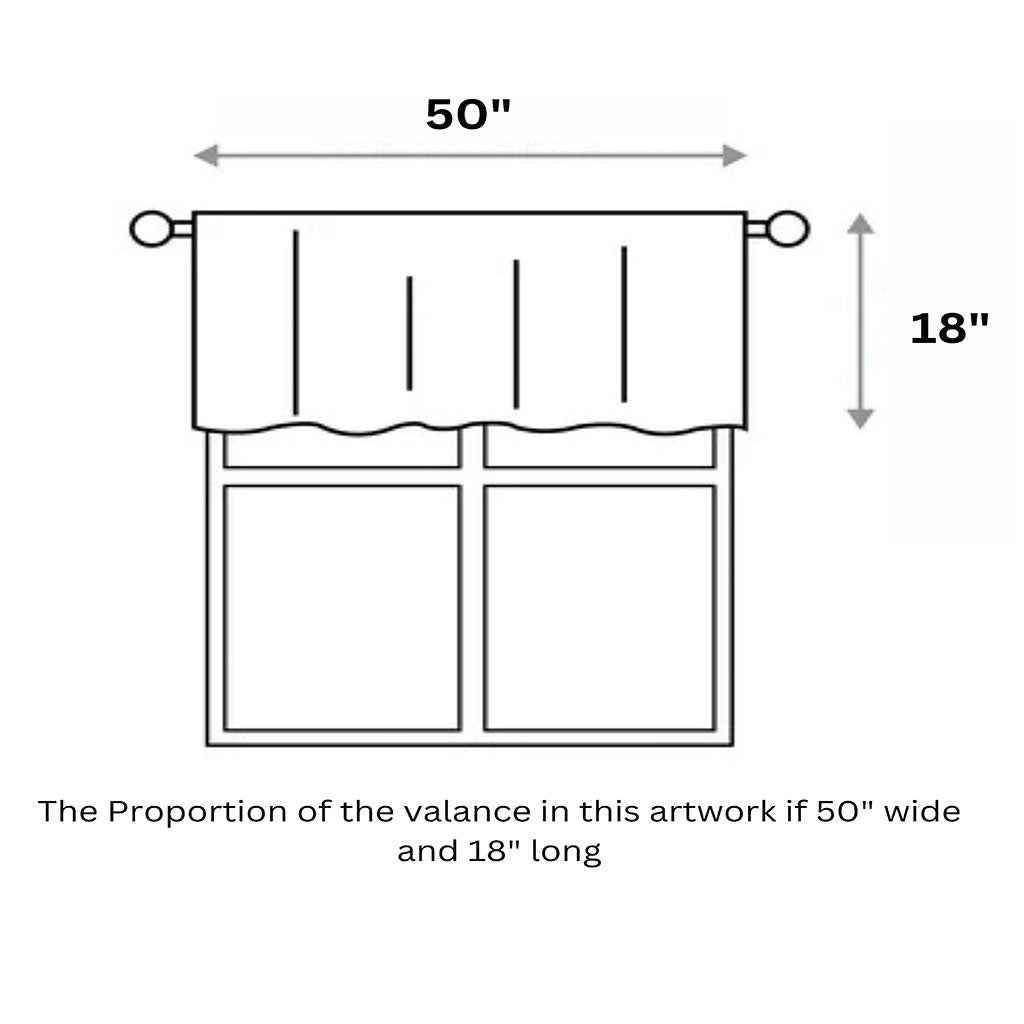 Forest Friends WJ2203067CL Quilted Valance
