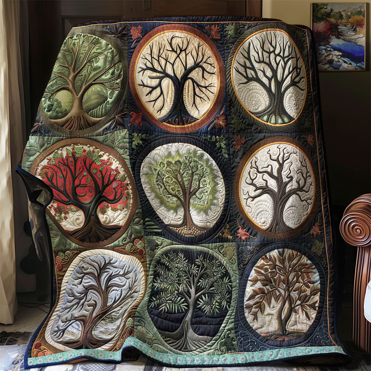 Tree Of Life Eternal Balance WN1209059CL Quilt
