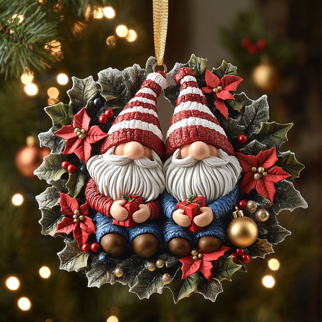 Gnome Gathering CP1510089CL Christmas Ornament