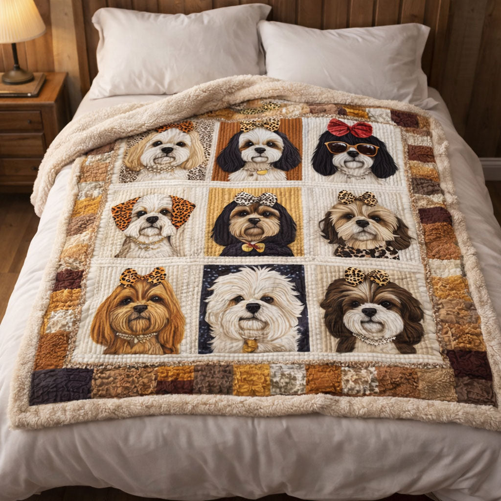 Sweet Puppy KL2301008CL Faux Fur Throw Blanket