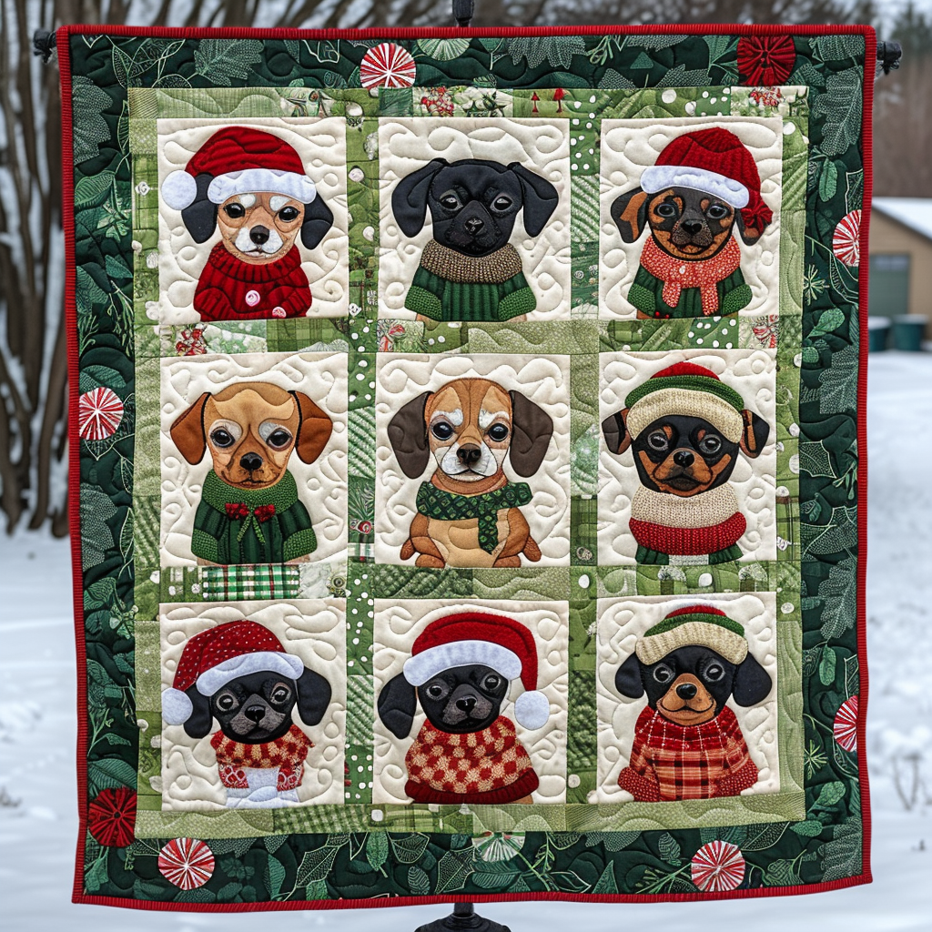 Cute Dogs WN1909082CL Quilt