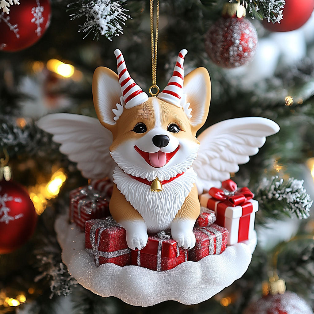 Corgi Christmas Wing WN1610055CL Christmas Ornament