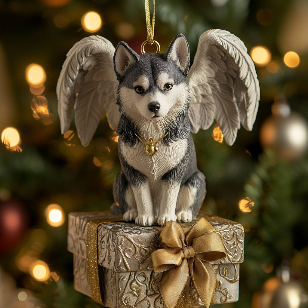 Halo Husky CP2411135CL Christmas Ornament