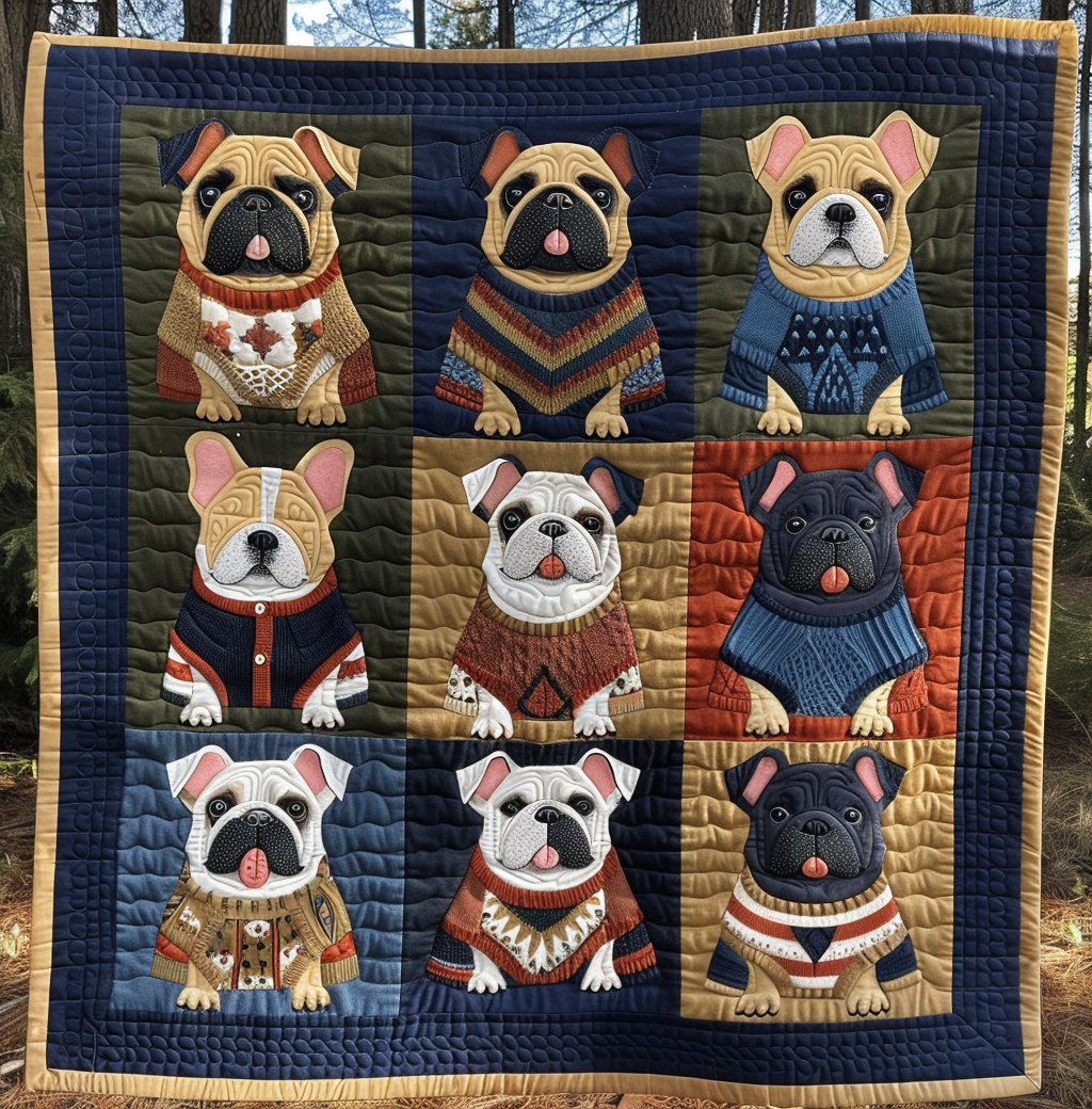 Pug Cozy WN1909051CL Quilt