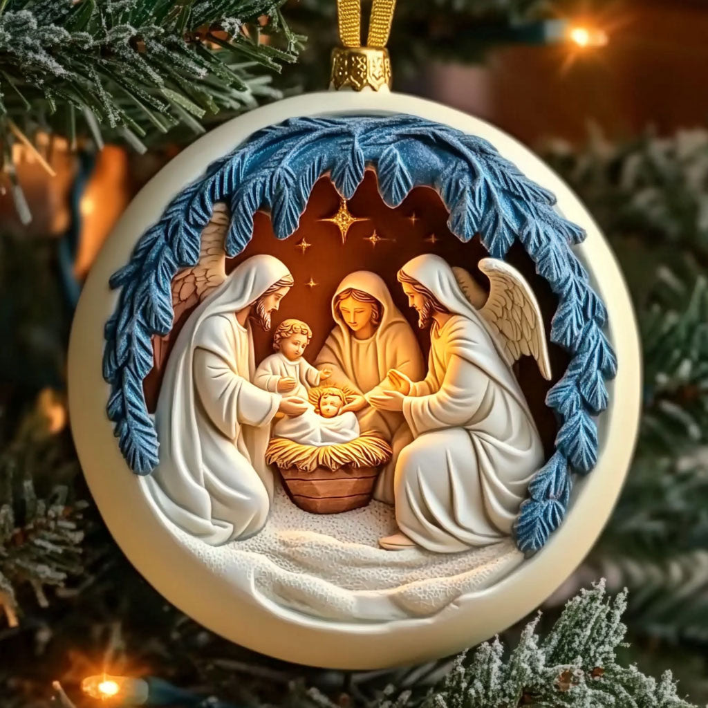 Christian Guiding Star WN1610024CL Christmas Ornament