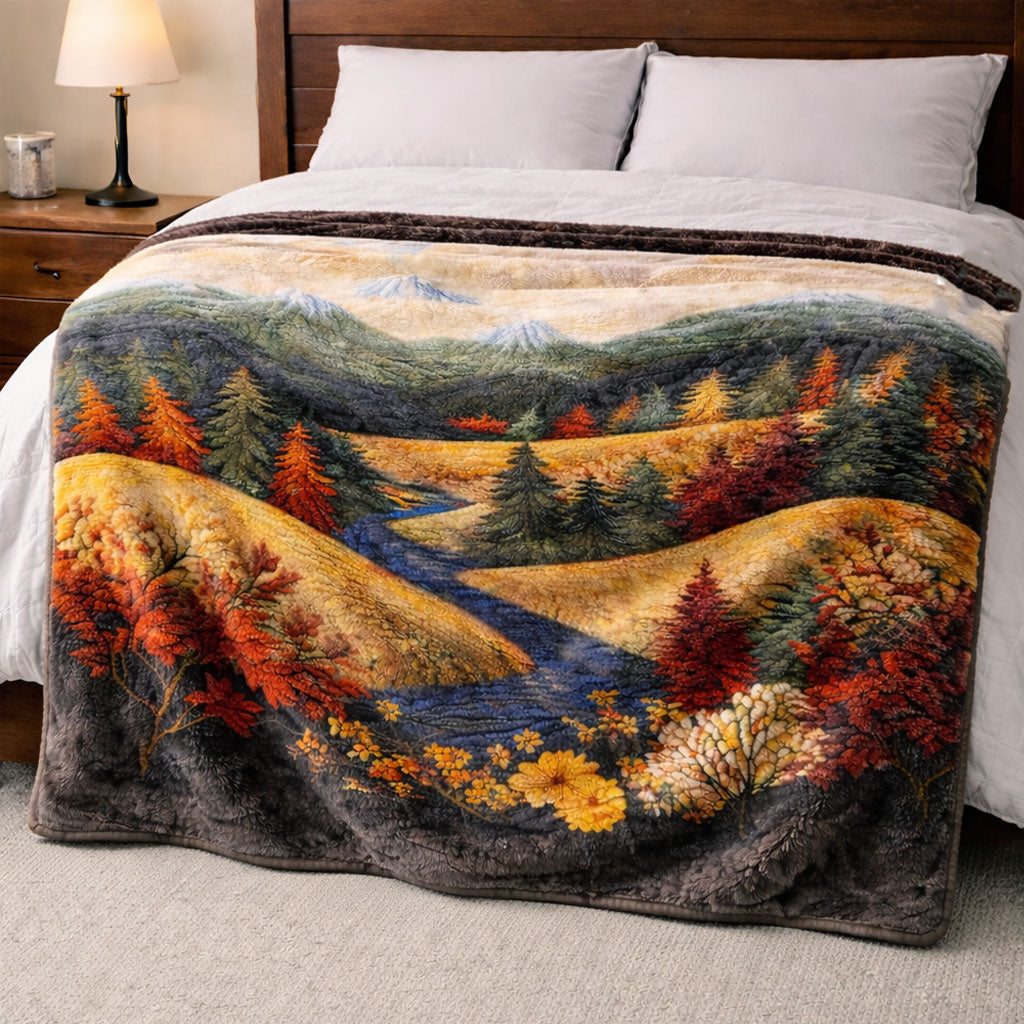 Autumn Hills CP2101002CL Faux Fur Throw Blanket
