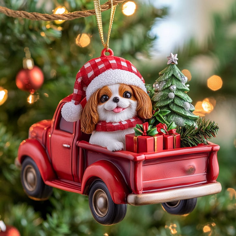 Smiling Cavalier Christmas XR1610001CL Christmas Ornament