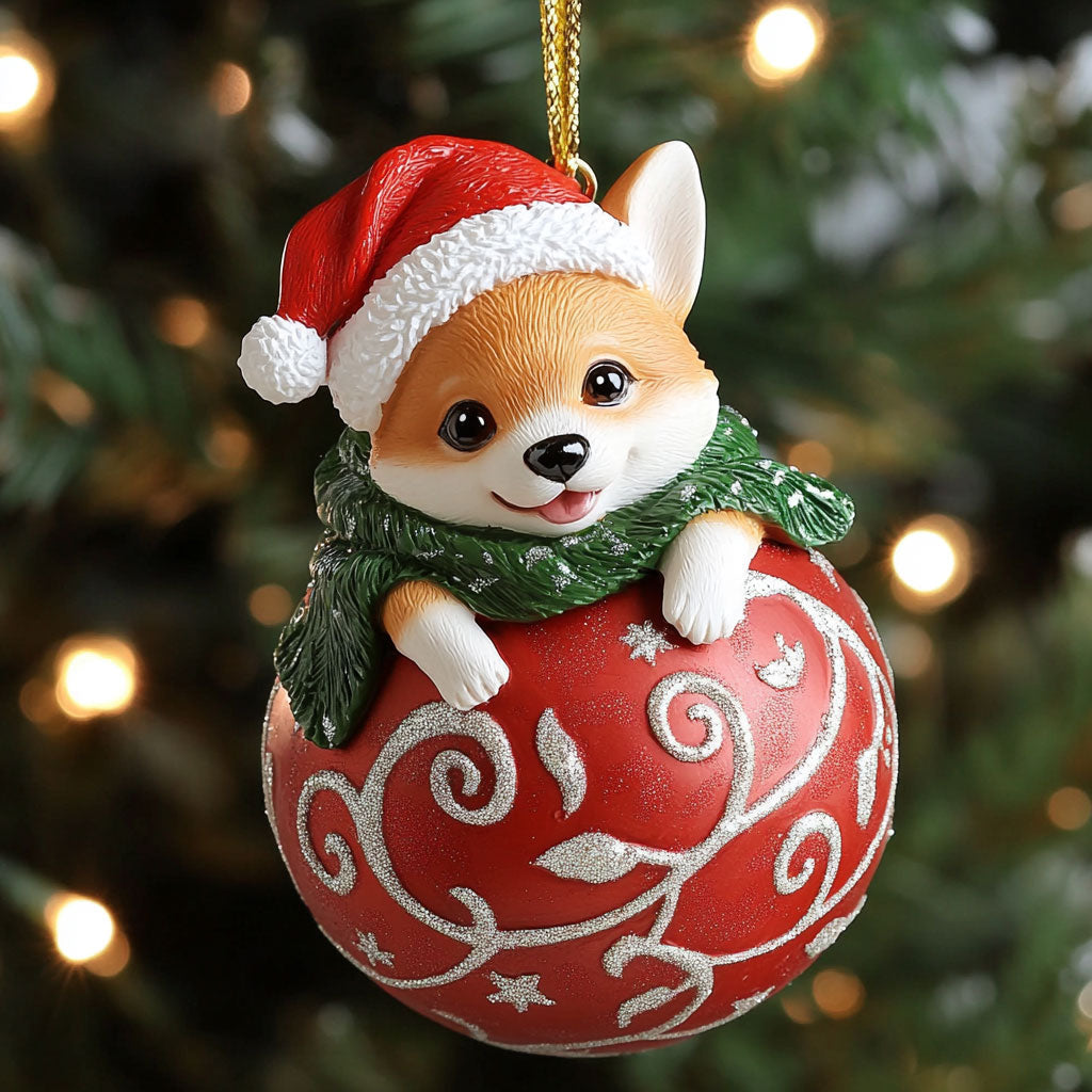 Golden Pup CP2210056CL Christmas Ornament