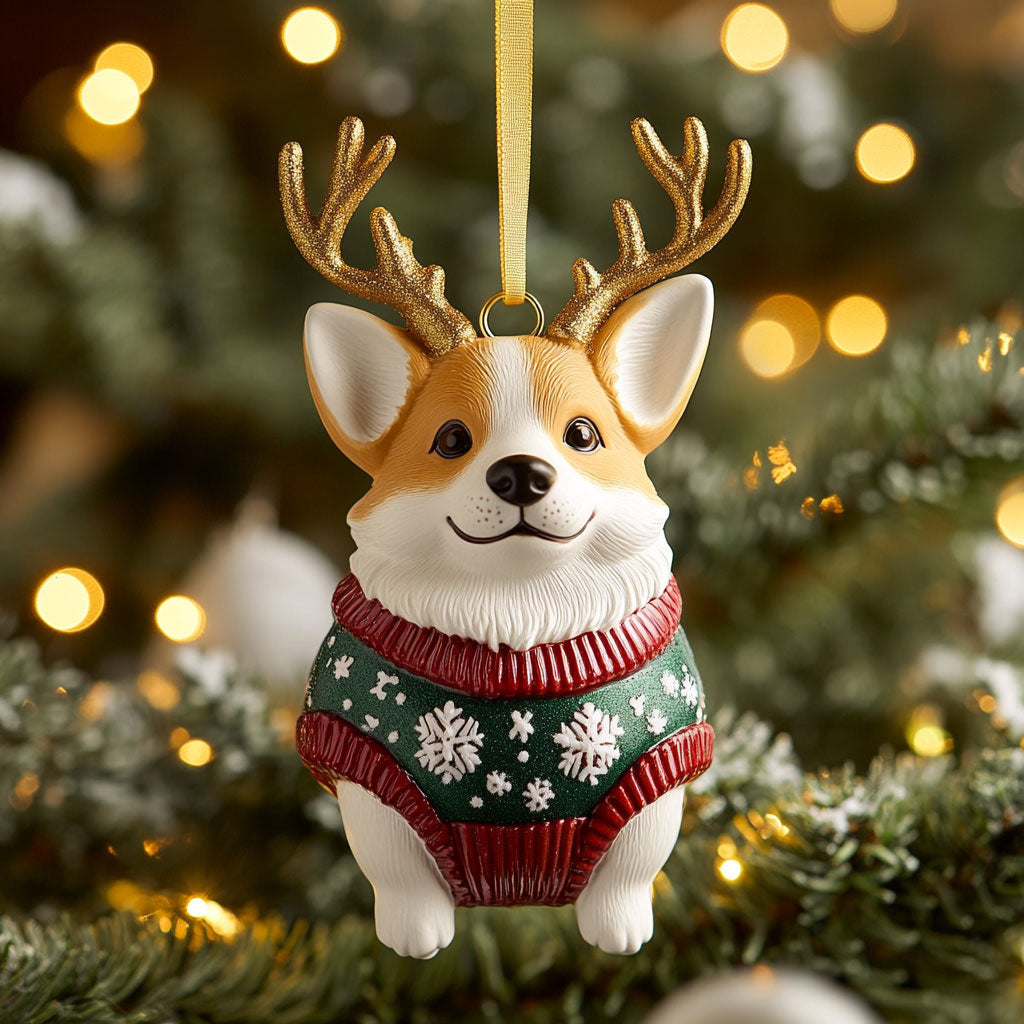 Corgi Wonderland WN1410018CL Christmas Ornament