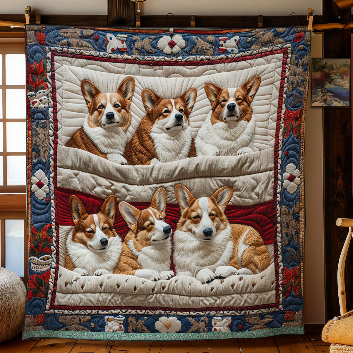 Corgi Bliss WN1909070CL Quilt