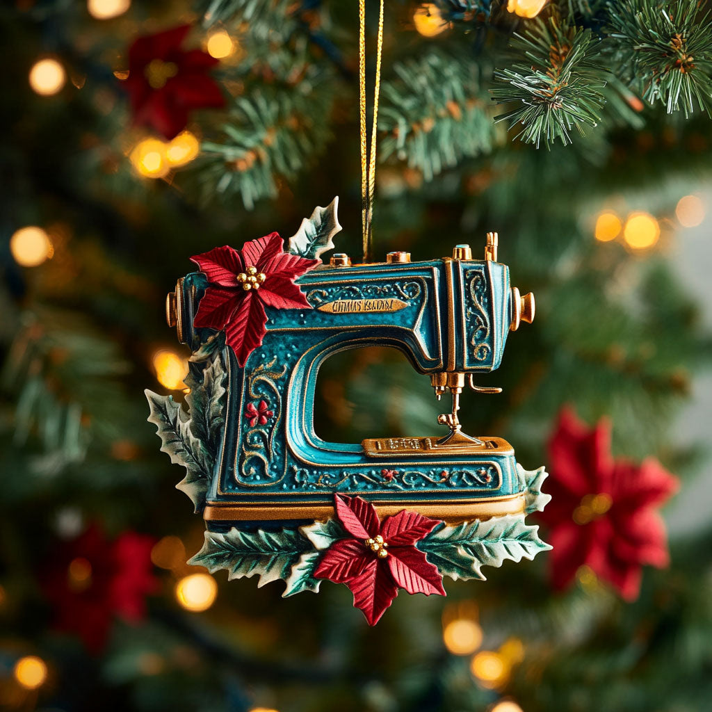 Blossom Sewing Machine WN2010005CL Christmas Ornament