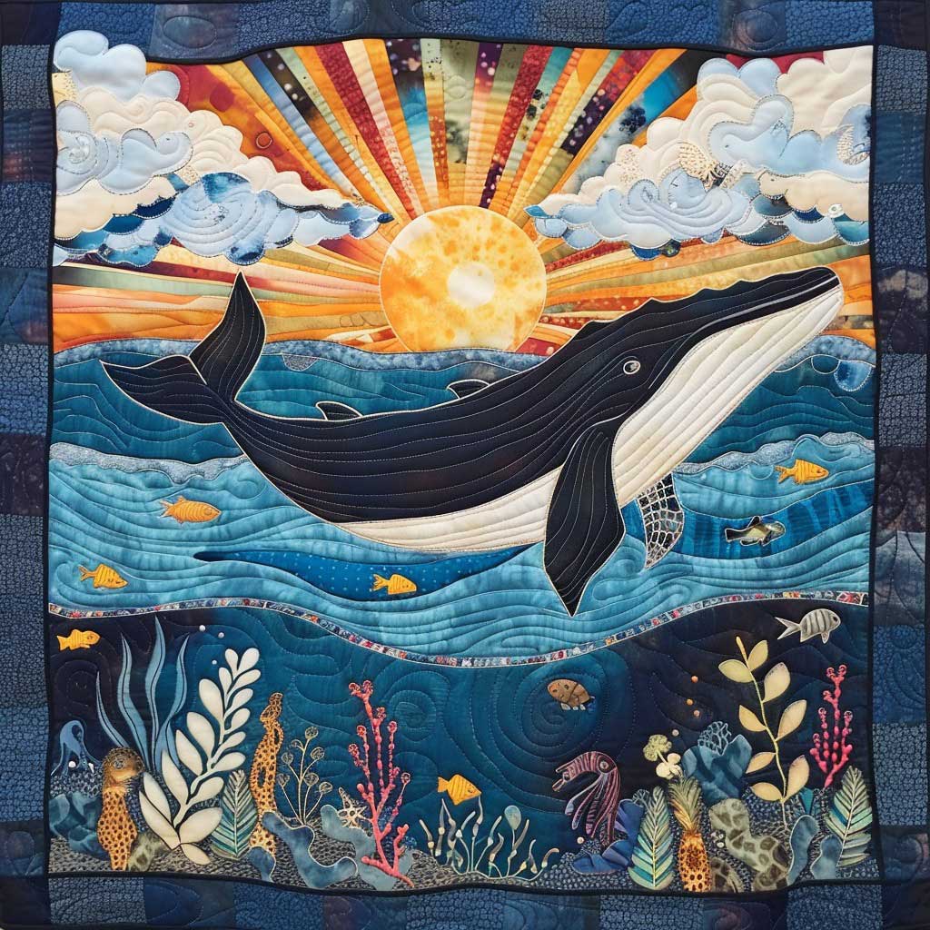 Cartoon Whale WM2908026CL Quilt