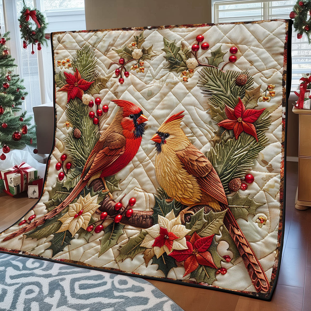 Cardinal Birds WO1508027CL Quilt