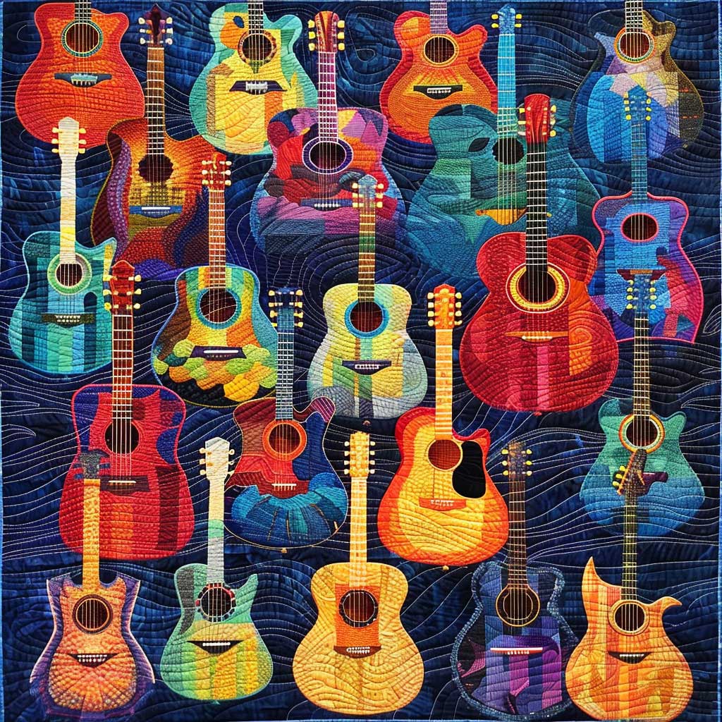 Colorful Guitars XR1406017CL Quilt