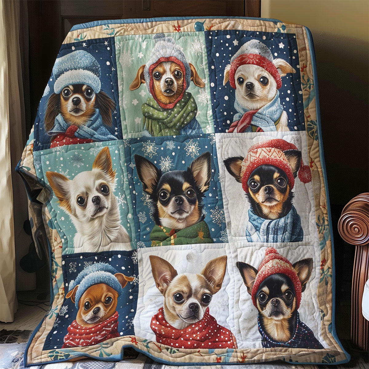 Chihuahua Is So Cozy WO2108051CL Quilt