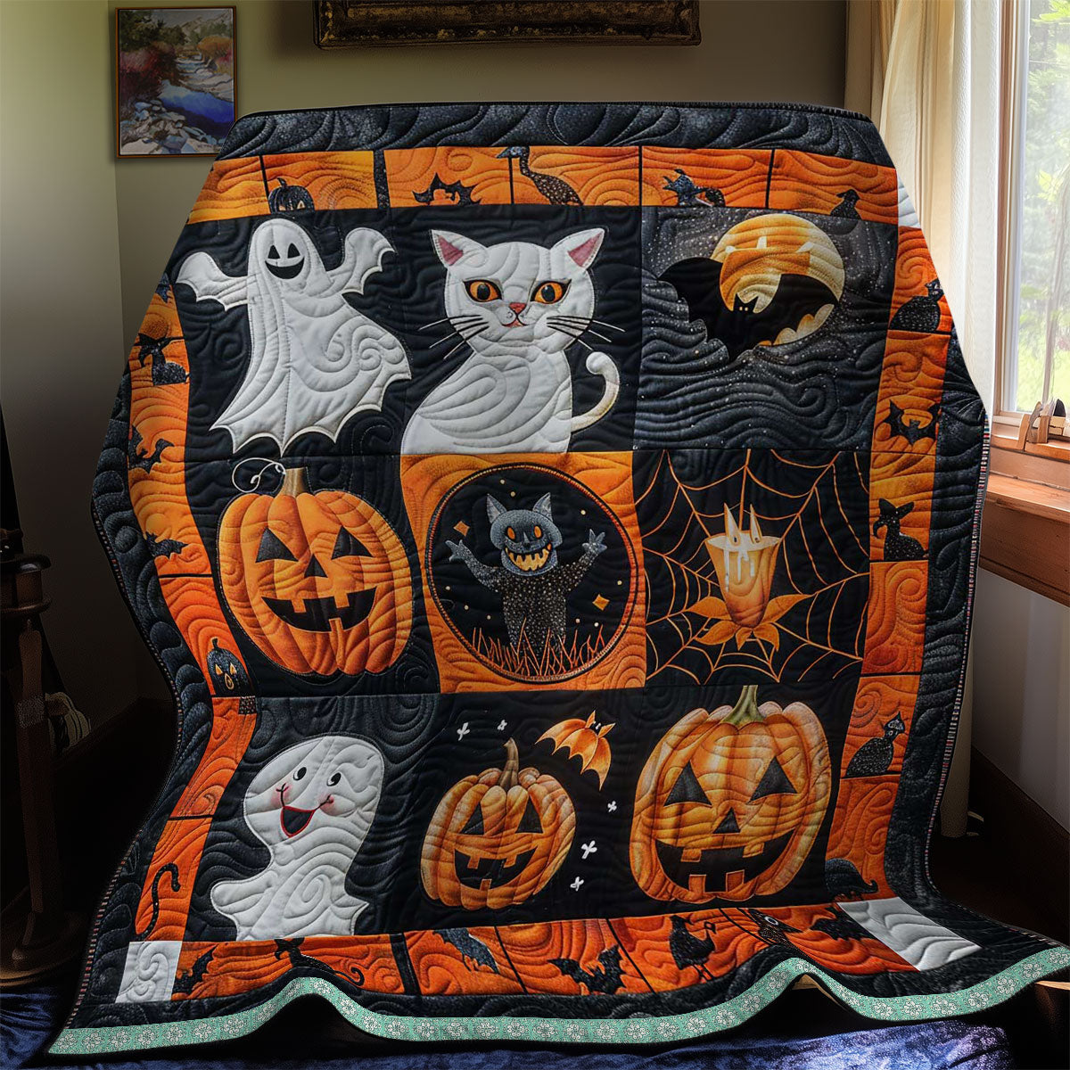 Mysterious Halloween Night WN2908052CL Quilt