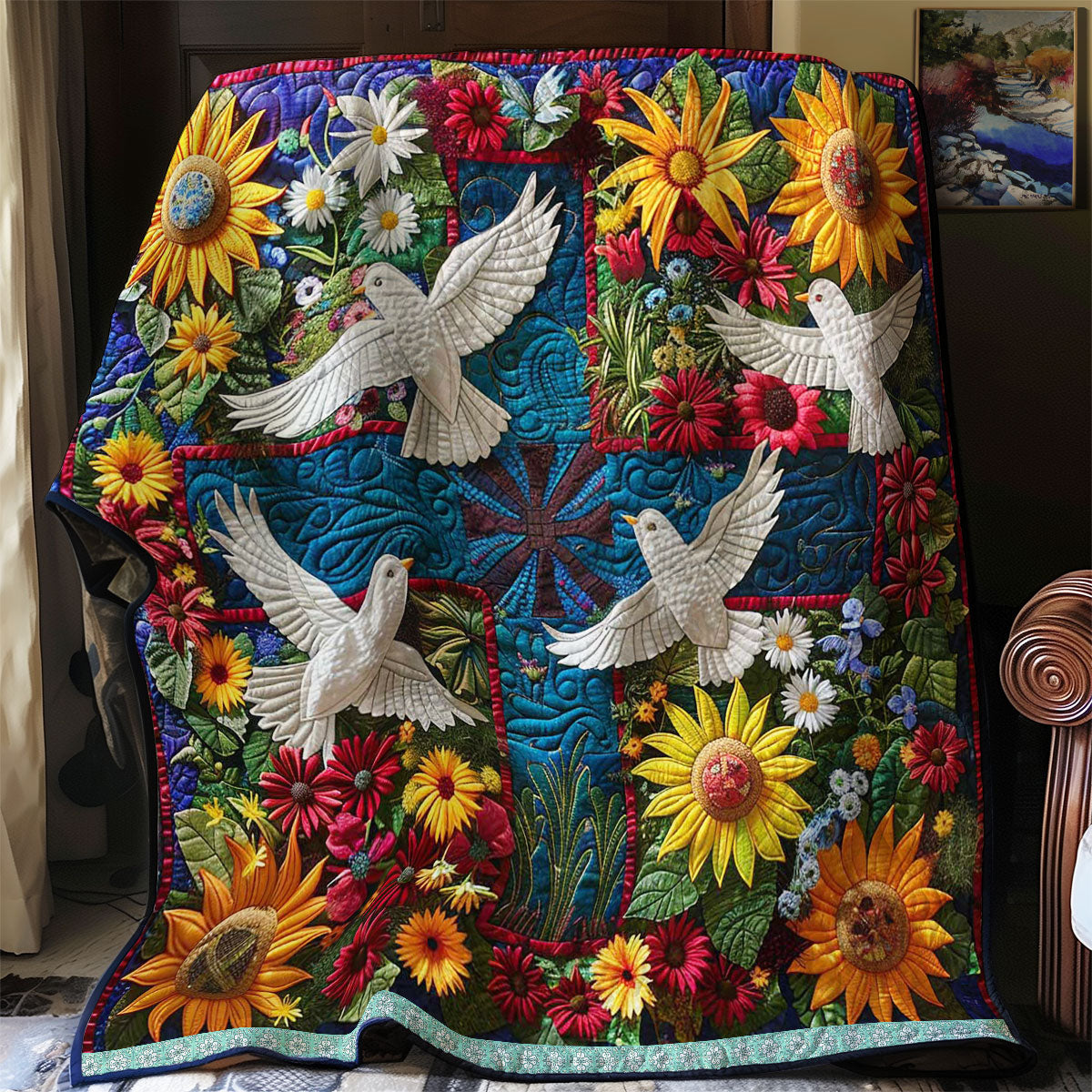 Peaceful Cross WN0509009CL Quilt