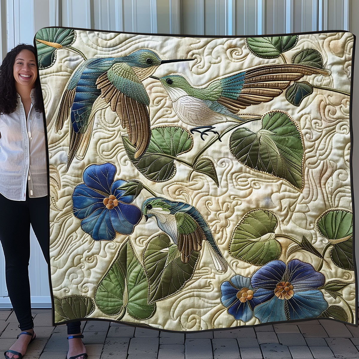 Love Hummingbird SR1308002CL Quilt