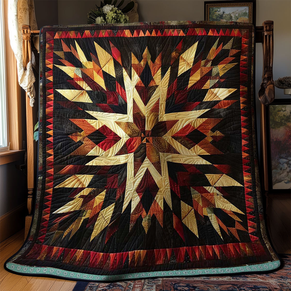 Star Native American WN1609071CL Quilt
