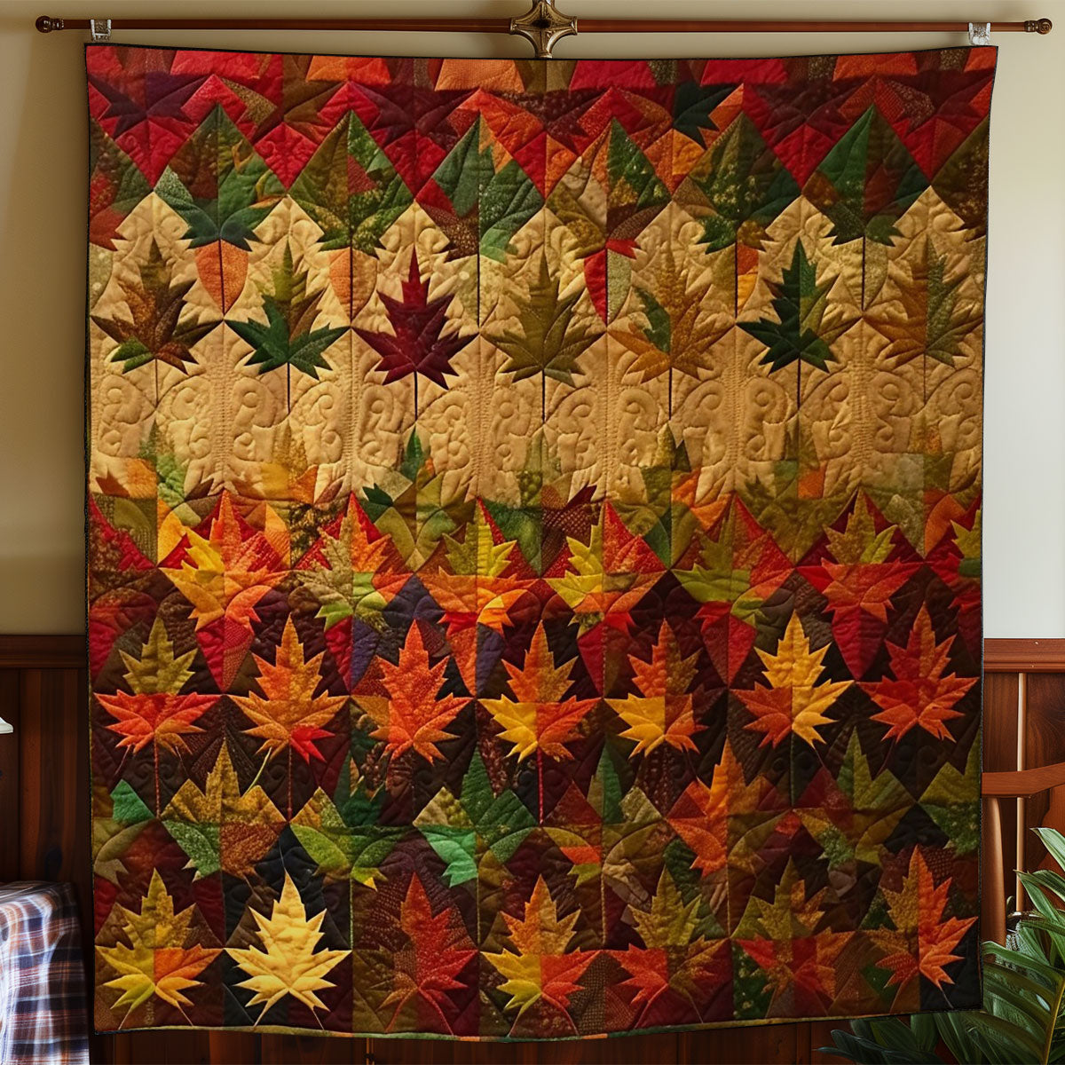 Autumn Leaves WWO1908005CL Quilt