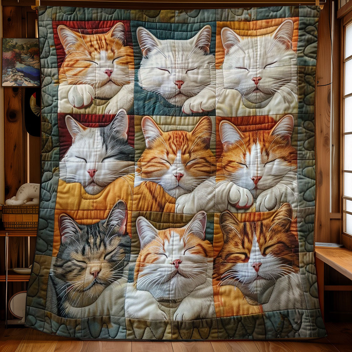 Cats Sleeping WO2208045CL Quilt