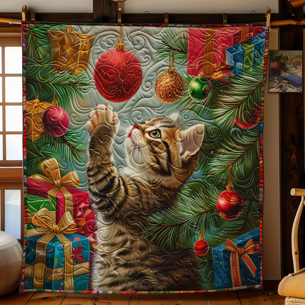 Cat Naghty WO2908060CL Quilt