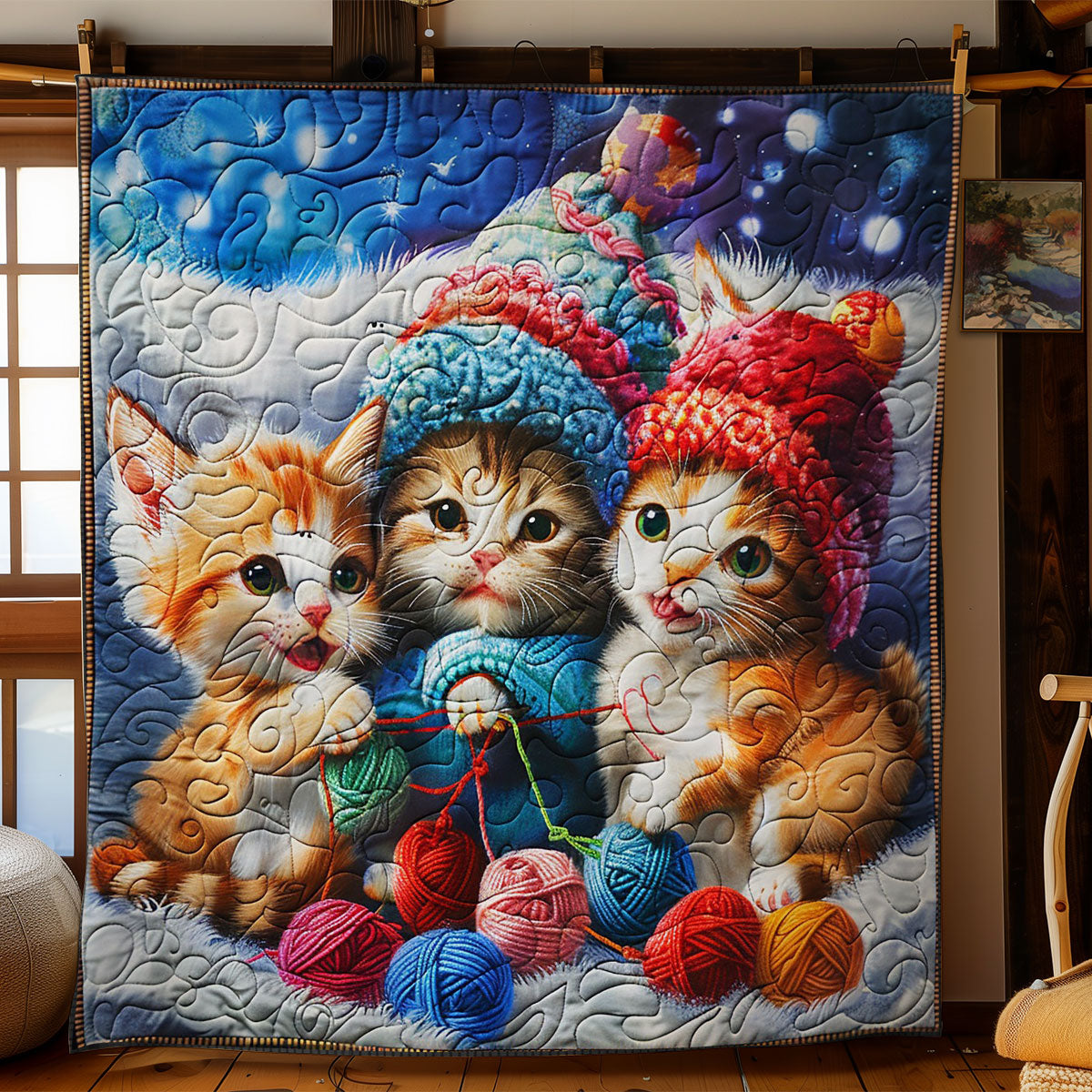 Cats And Yarns WO2908062CL Quilt