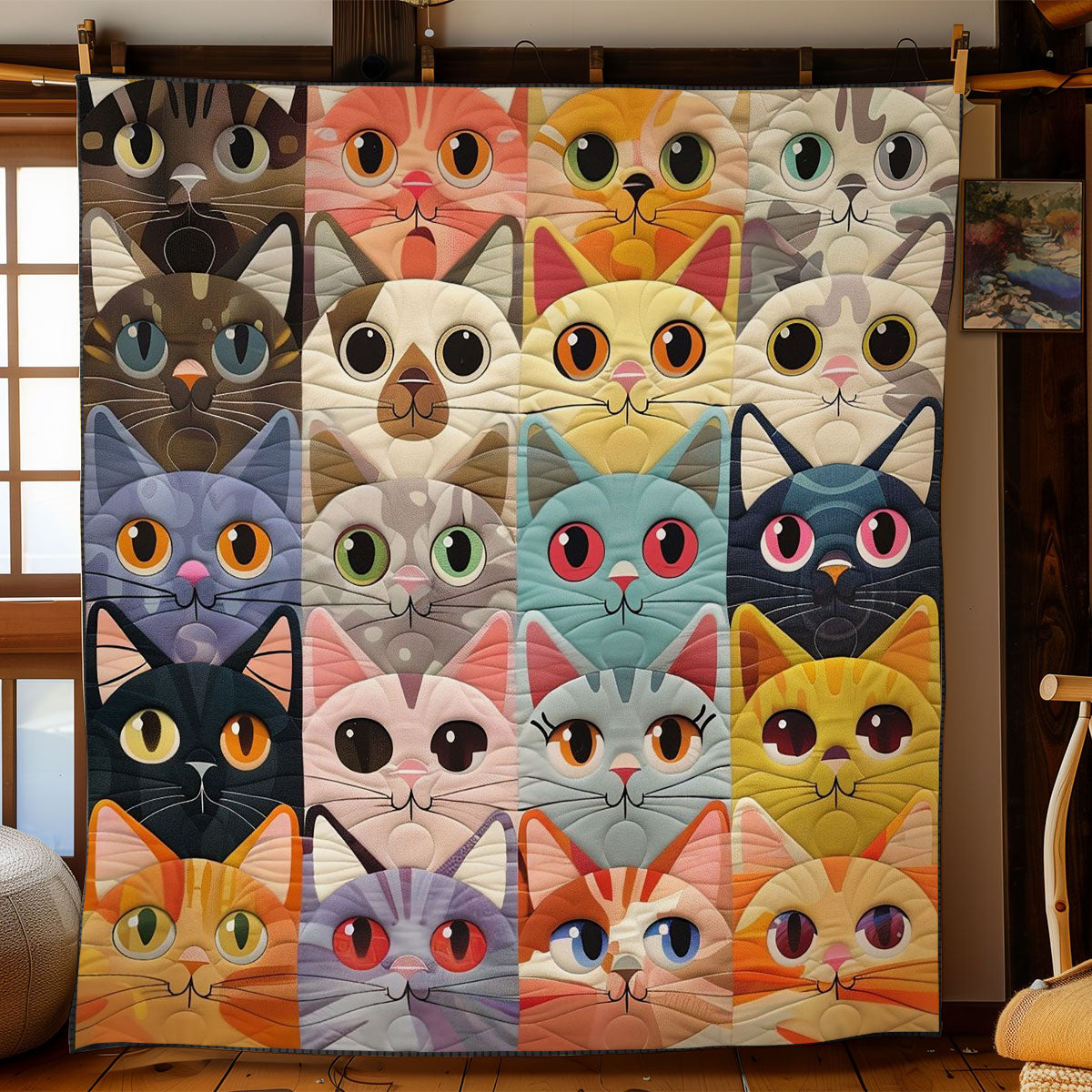 Cats Together WO2908047CL Quilt