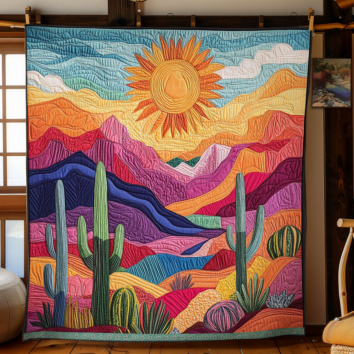 Colorful Desert XR1009031CL Quilt