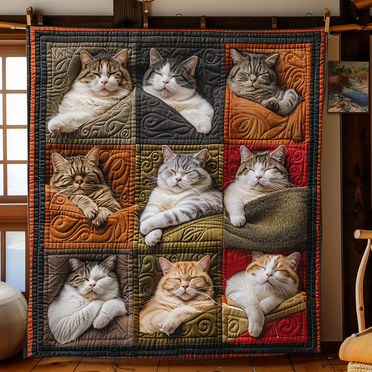 Sleeping Cat WG1508002CL Quilt