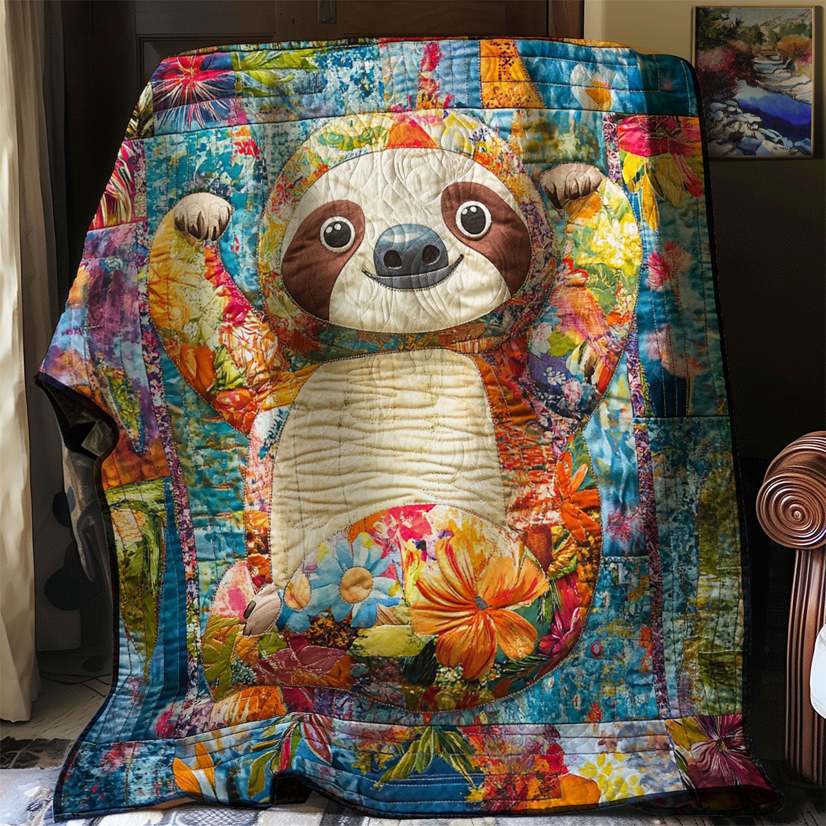 Baby Sloth XR31070047CL Quilt