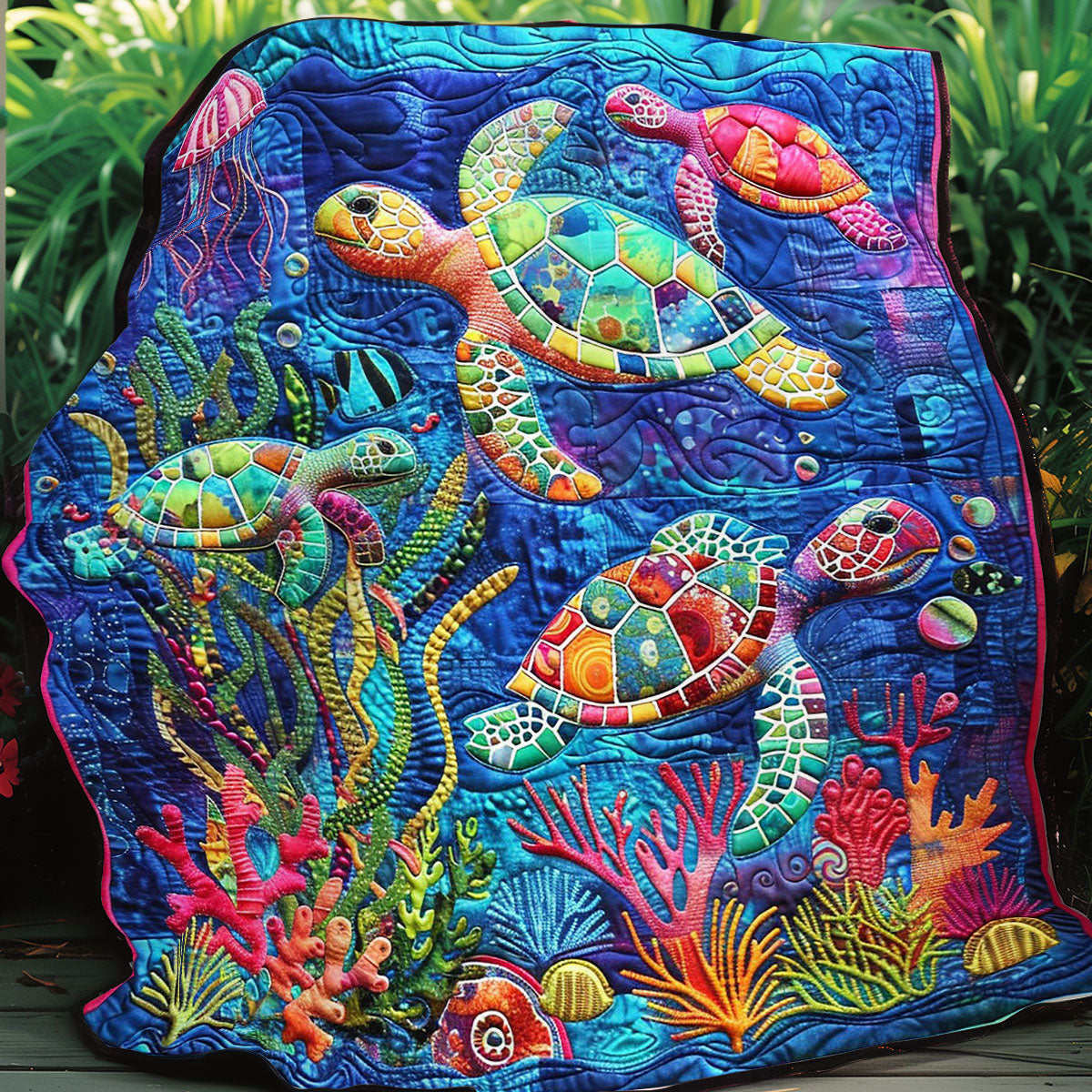 Turtle Sea WO0808036CL Quilt