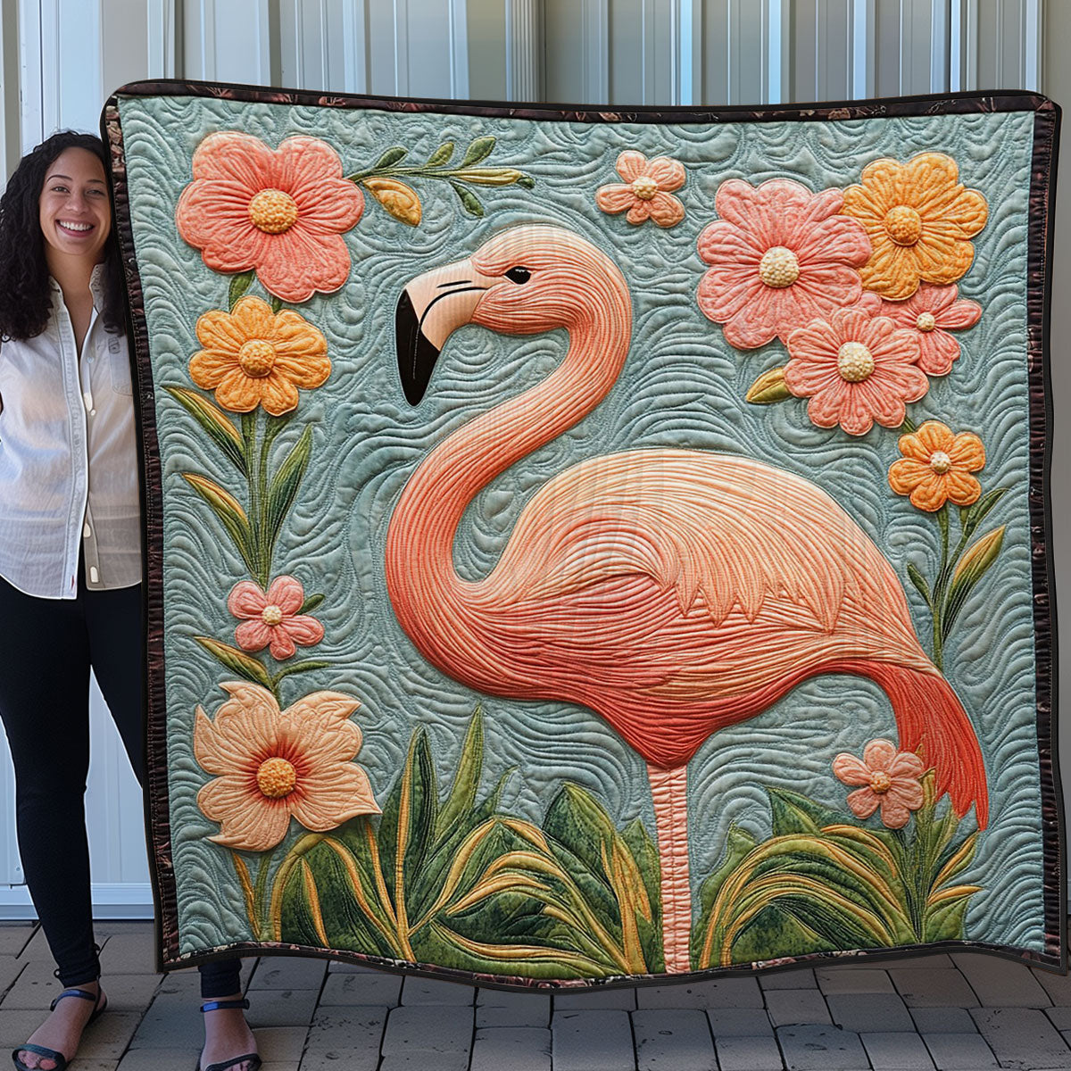 Flamingo WO0608037CL Quilt
