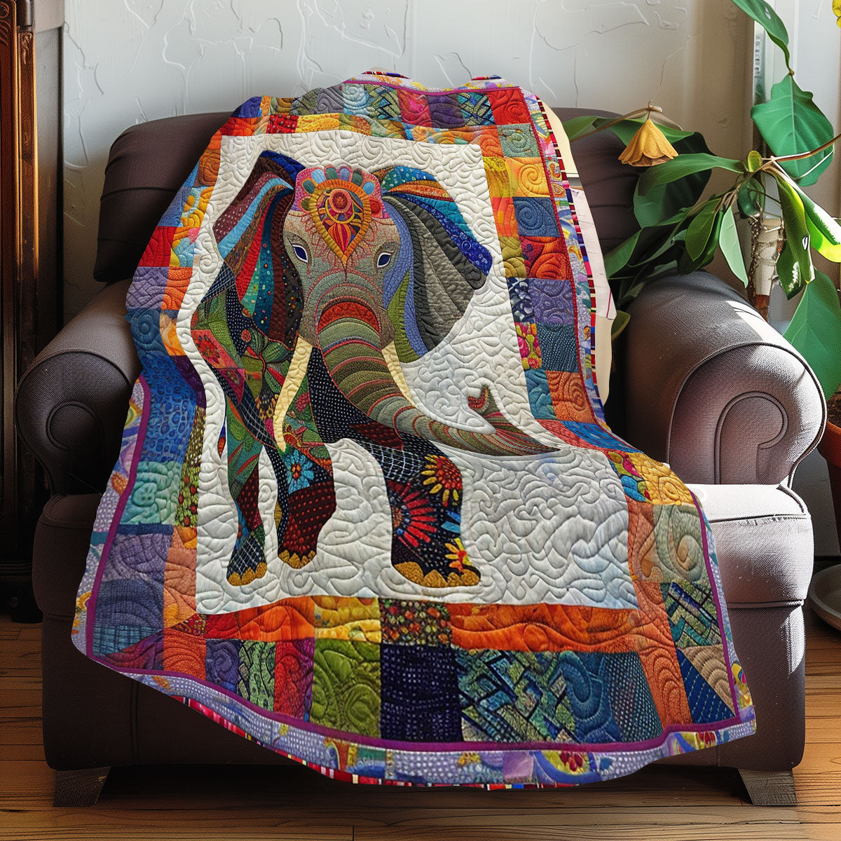 Elephants XR0606014CL Quilt
